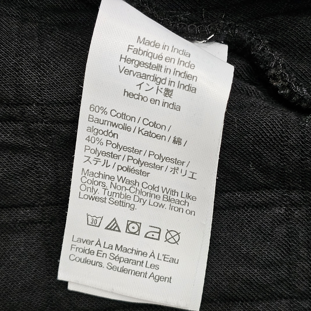 J.Crew Women Medium Cardigan Jacket Black Quilted Cotton Sweater Investment Rare - Picture 4 of 8